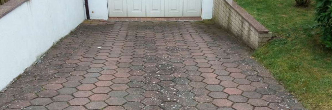 Einfahrtreinigung vorher Ortenau